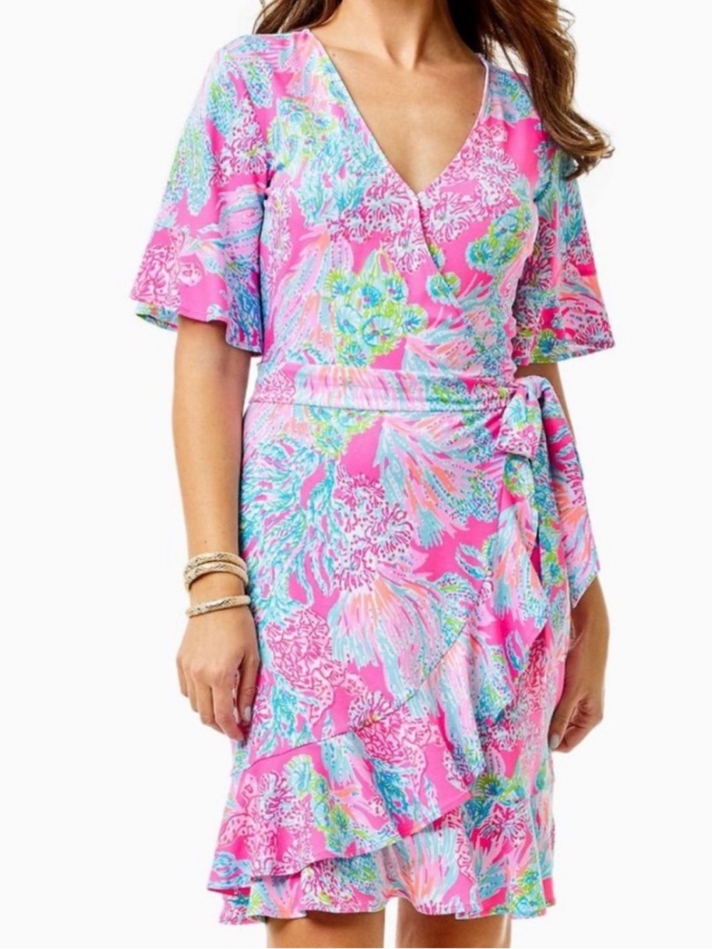 Lilly Pulitzer Isella Wrap Dress size small